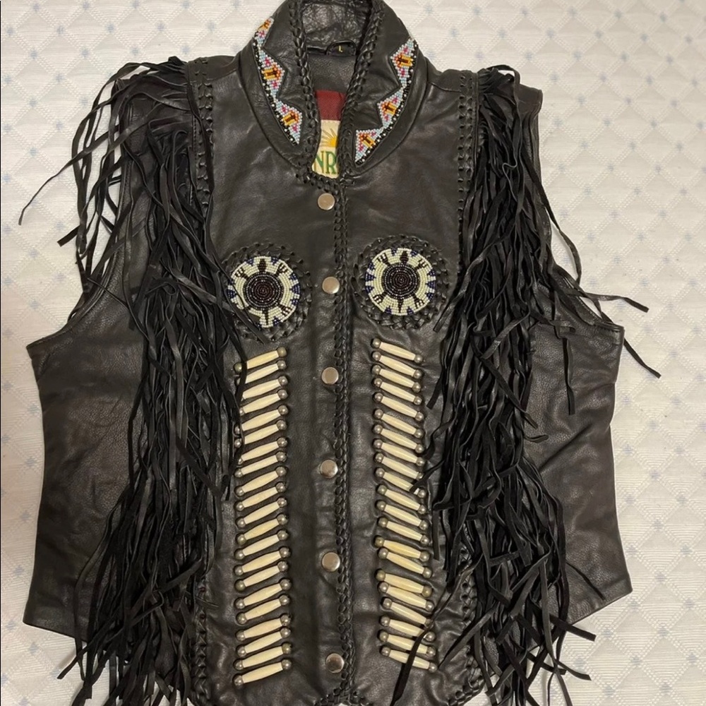 Sunriders leather vest